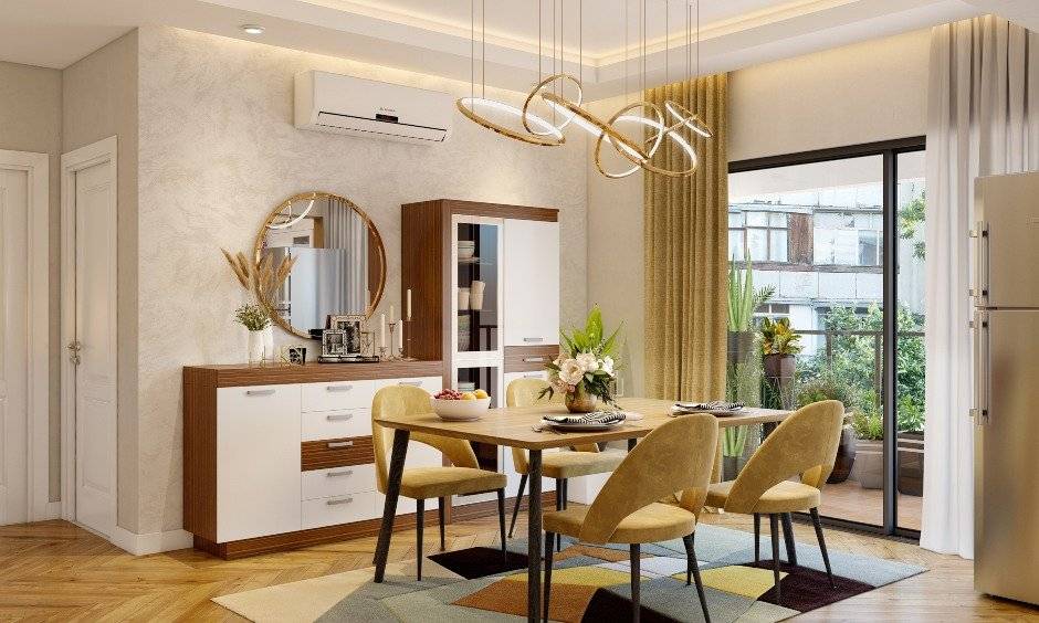 A Warm And Cozy 3BHK Flat Design With All The Comfort You Need