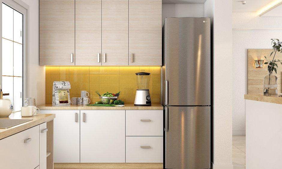 An Elegant 1 BHK Home Designed With Vibrant Hues
